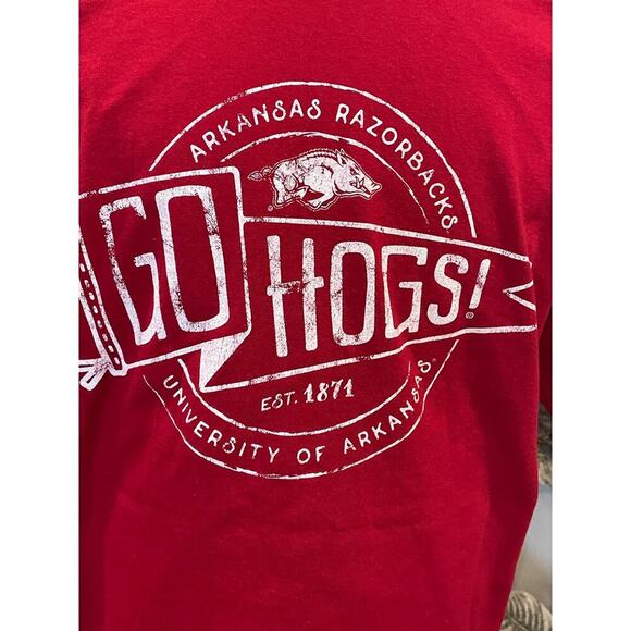 Univ of ARKANSAS Razorbacks Tee T-Shirt M - Picture 4 of 7